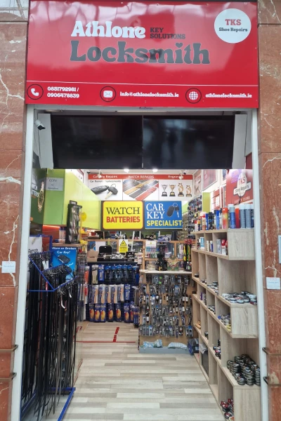 Athlone locksmith front shop
