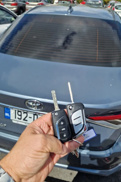Car key cutting service for Toyota in Co. Westmeath